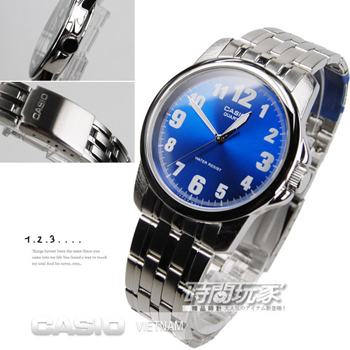Đồng hồ Casio MTP-1216A-2BDF Mặt kính xanh quý tộc tuyệt đẹp